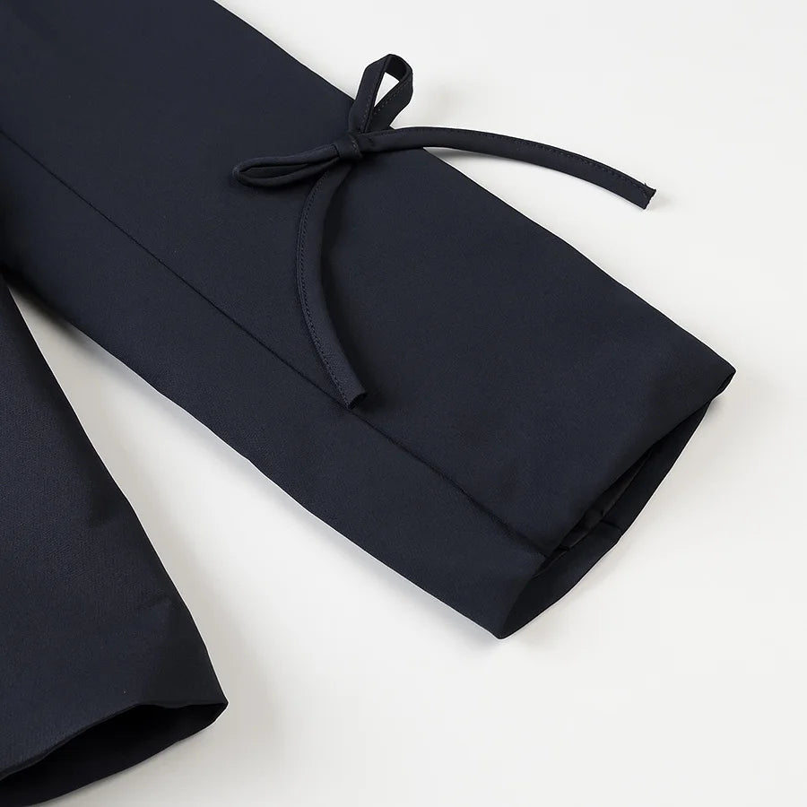 Blazer im europäischen und amerikanischen Stil mit französischem Modedesign und Schleife