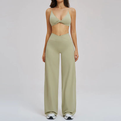 2PCS Yoga Set Women Tracksuit Fitness Clothes Gym Sports Outfits Female Workout Bra High Waist Leggings Yoga Suit Athletic Wear