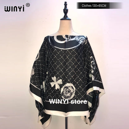 Fashion европейская одежда For Women Popular Thailand Summer Bohemian Printed Batwing Sleeve Silk kaftan Blouse For Night Party