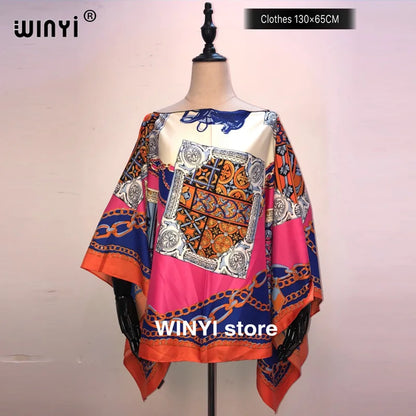 Fashion европейская одежда For Women Popular Thailand Summer Bohemian Printed Batwing Sleeve Silk kaftan Blouse For Night Party