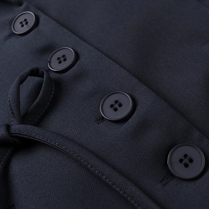 Blazer im europäischen und amerikanischen Stil mit französischem Modedesign und Schleife