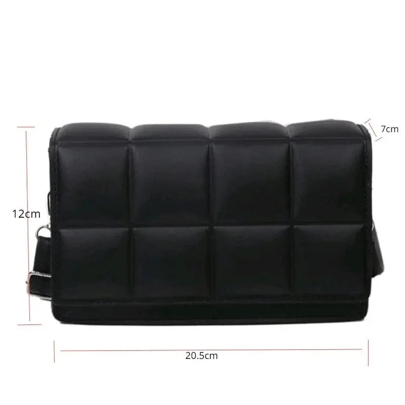 Sac bandoulière femme de créateur de mode, petit modèle en cuir PU, sac à main tendance avec poignée classique.