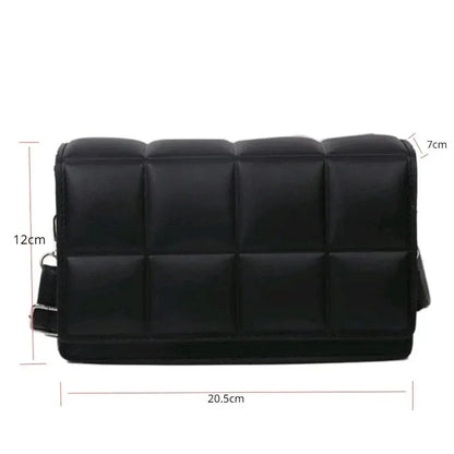 Sac bandoulière femme de créateur de mode, petit modèle en cuir PU, sac à main tendance avec poignée classique.