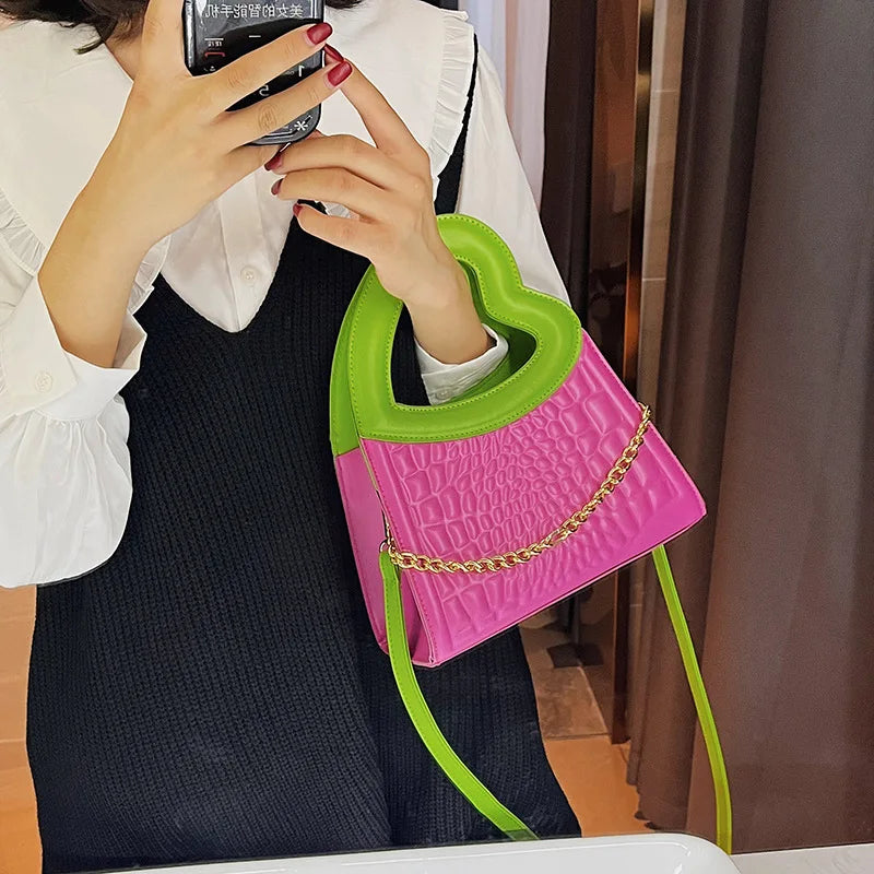 A Fashionable Bag Specially Designed for Women, with Trendy Colors and High-end Matching, Good Texture,  Beautiful Women's Bags