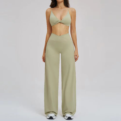 2PCS Yoga Set Women Tracksuit Fitness Clothes Gym Sports Outfits Female Workout Bra High Waist Leggings Yoga Suit Athletic Wear