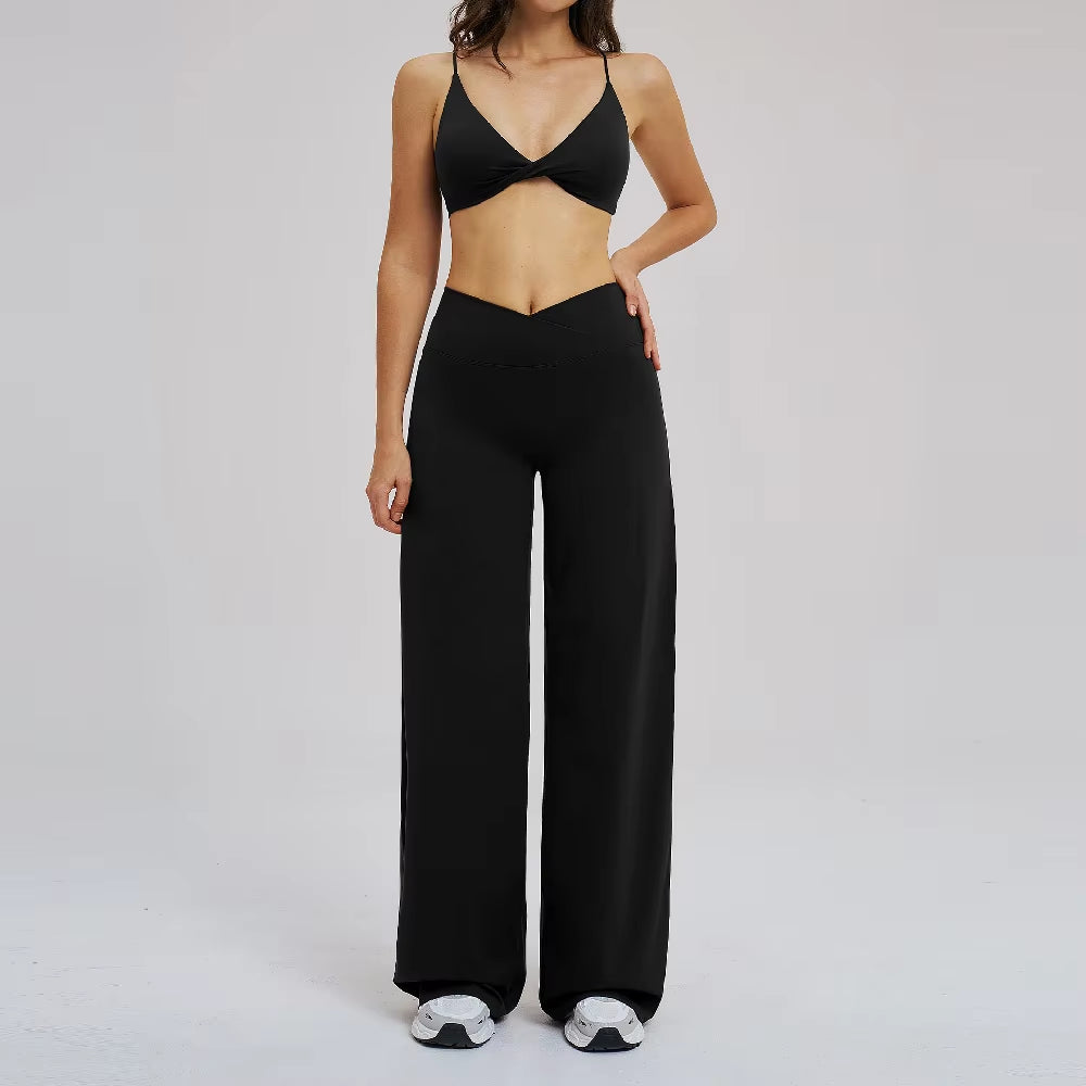 2PCS Yoga Set Women Tracksuit Fitness Clothes Gym Sports Outfits Female Workout Bra High Waist Leggings Yoga Suit Athletic Wear