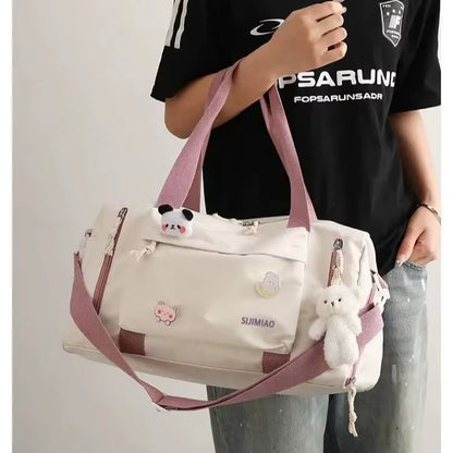 Compact Travel Bag Large Capacity Business Trip Luggage Lightweight Swim Fitness Bag Breathable Gym Outdoor Gear